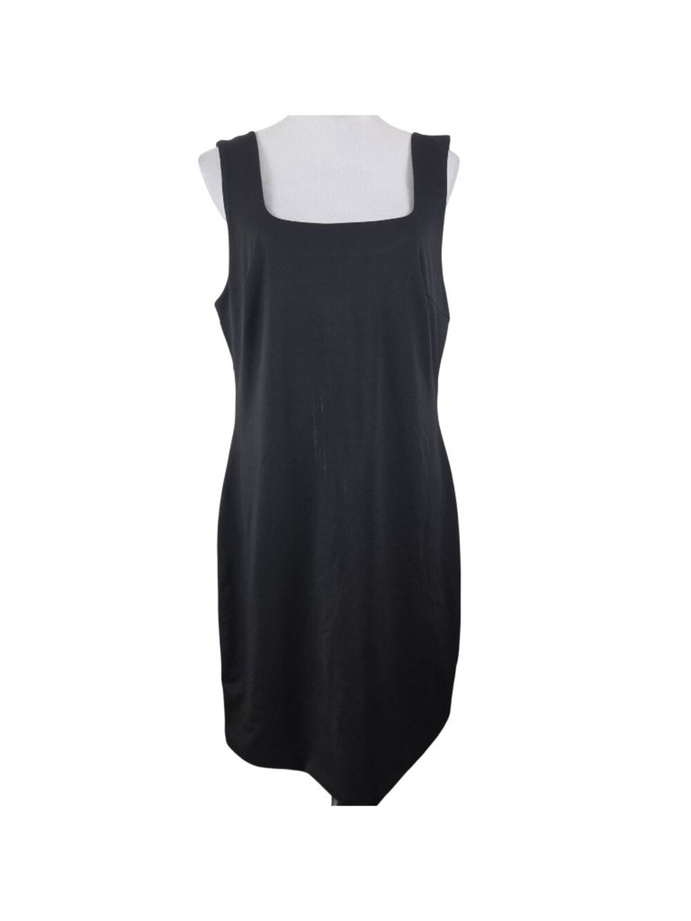 Derek Heart Womens Dress 1X Black Sleeveless Scoop Neck Knee Length Casual
